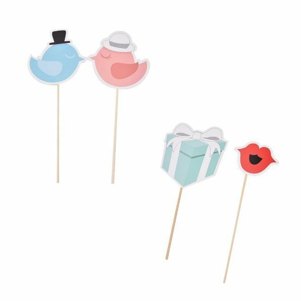 22Pcs Pack X Diy Photo Booth Props Wedding Decoration Birthday Party Mask