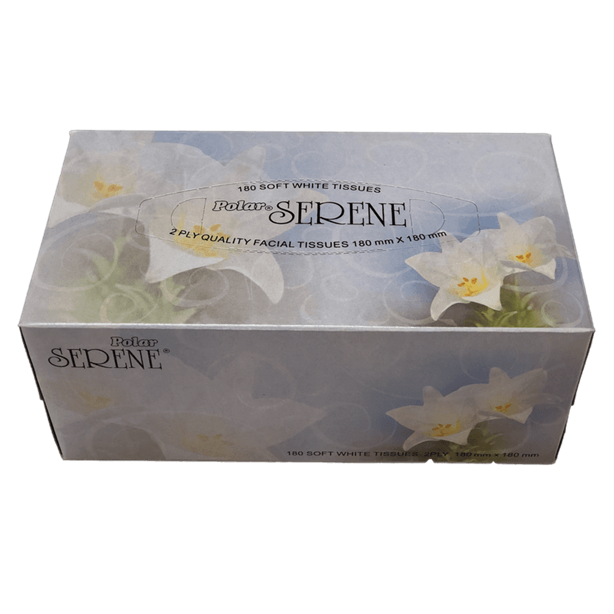 24 X Quality Tissue Boxes - 180 Facial Tissues 2 Ply