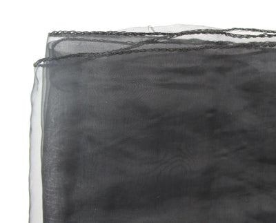 25 X New Organza Bows Chair Sashes Wedding Engagement Black Seat Bow