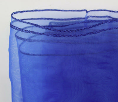 25 X New Organza Bows Chair Sashes Wedding Engagement Royal Blue Seat Bow