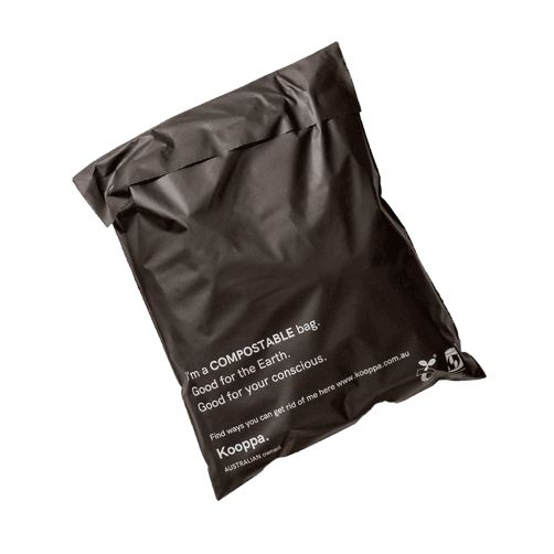 250 X Black Biodegradable Large Mailer 340X440mm Compostable Bag Satchels