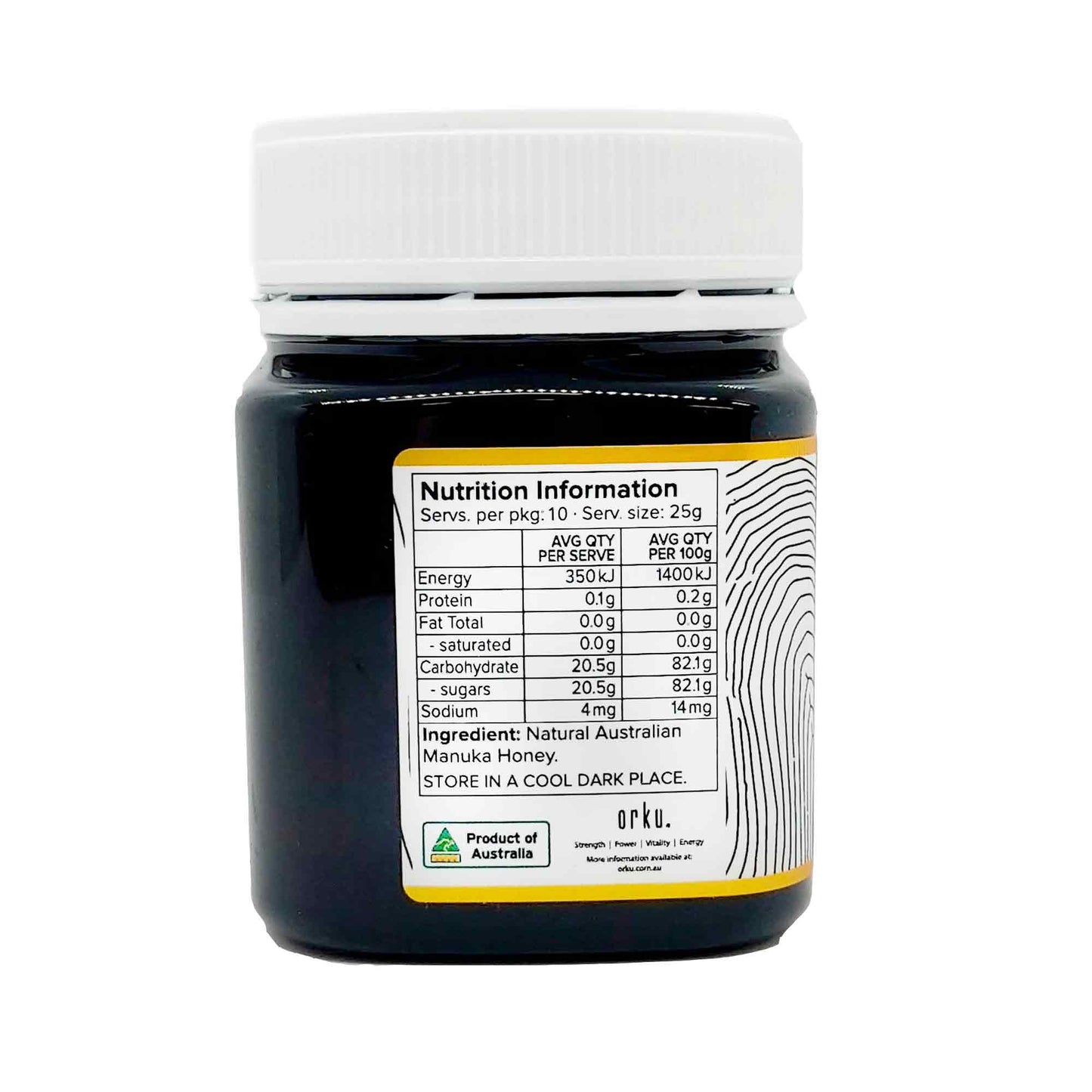 250g MGO 900+ Australian Manuka Honey - 100% Raw Natural Pure Jelly Bush