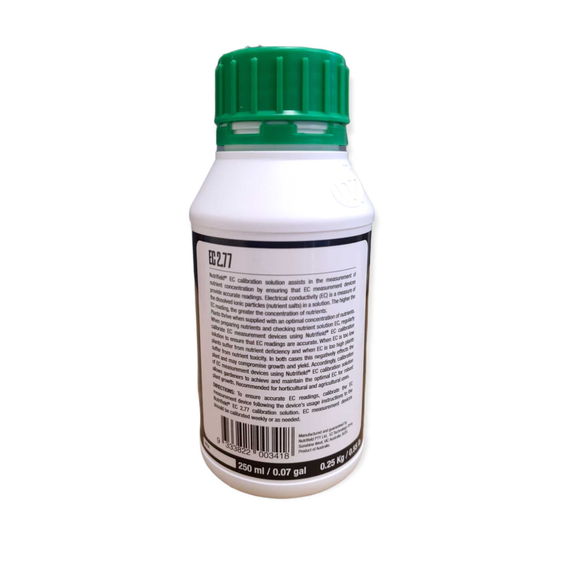 250ml Buffer Calibration Solution EC 2.77 - Hydroponics Plants pH Testing