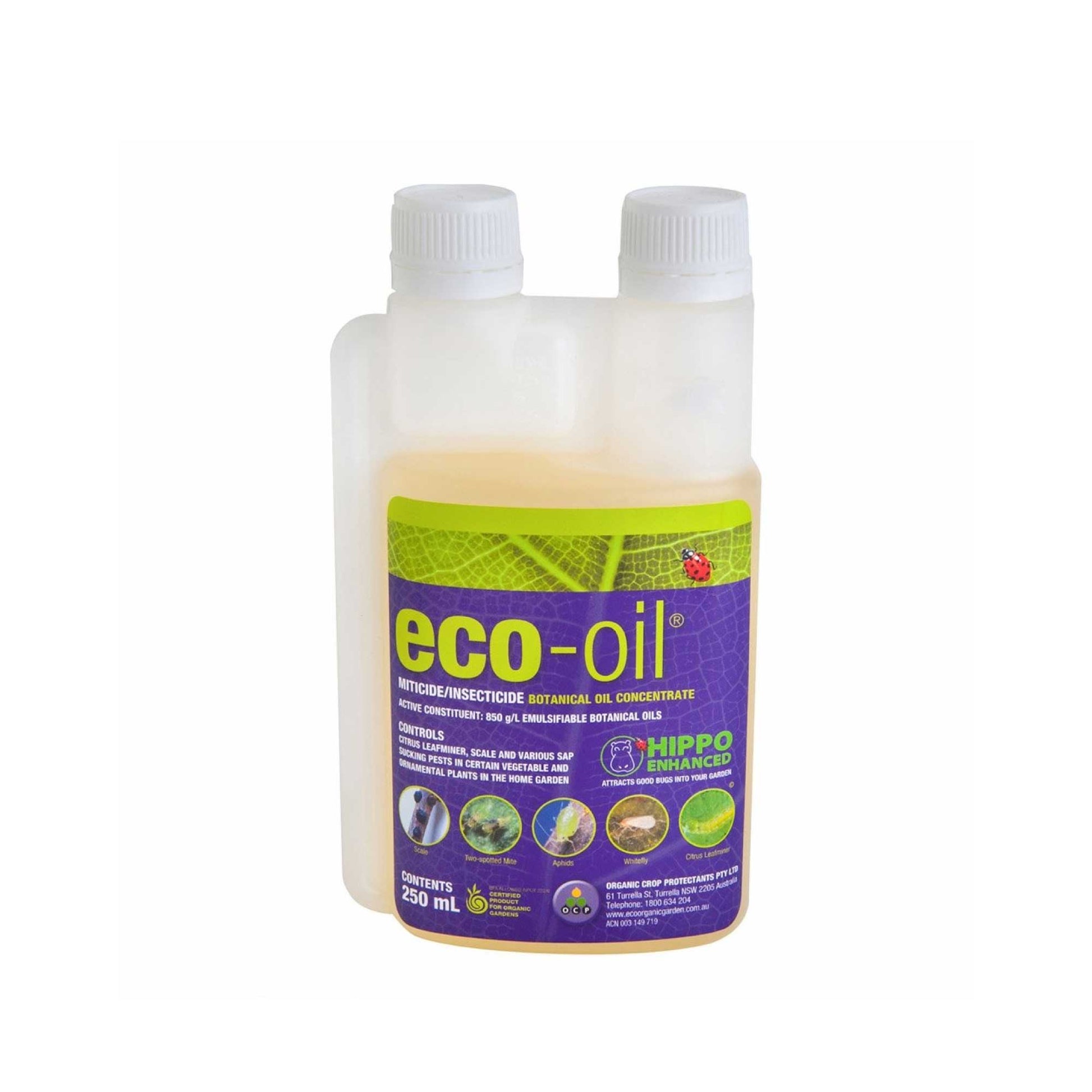 250ml Eco Pest Oil Organic Miticide Insecticide Botanical Plant Grub Concentrate