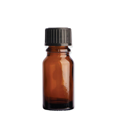 285 x 10ml Amber Glass Bottles Orifice Reducer Dispensing Cap Essential Oil Bulk