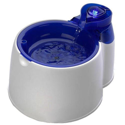 2L Fountain Fresh Pet Water Filter Bowl - Interactive Dog Cat Purifier