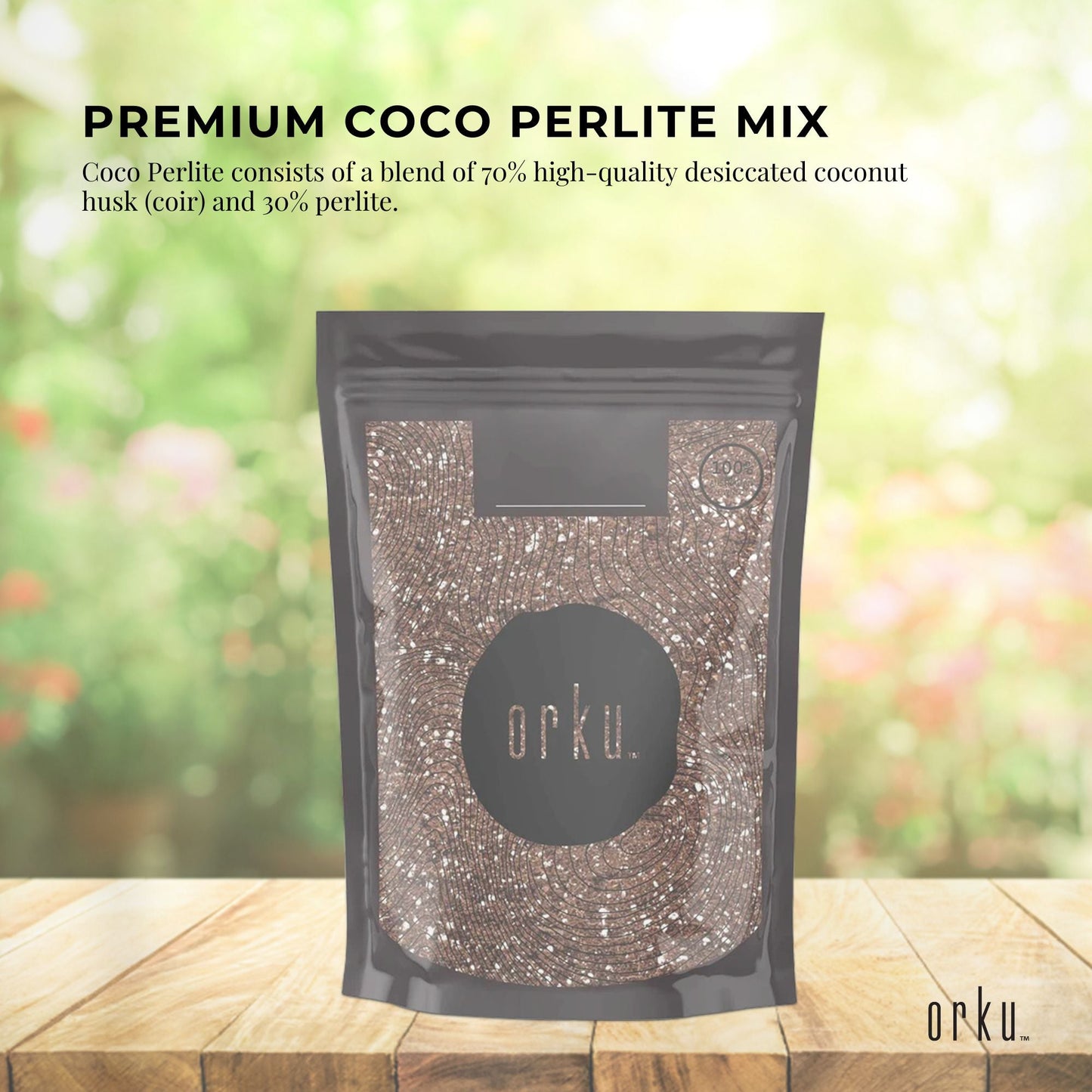 2L Premium Coco Perlite Mix - 70% Coir Husk 30% Hydroponic Plant Growing Medium