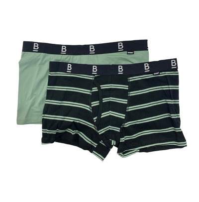 6 x Mens Bonds Everyday Black And Army Green Super Comfy Trunks