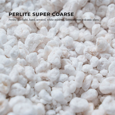Organic Perlite Super Coarse Premium Soil Expanded Medium Plants Hydroponics Bulk