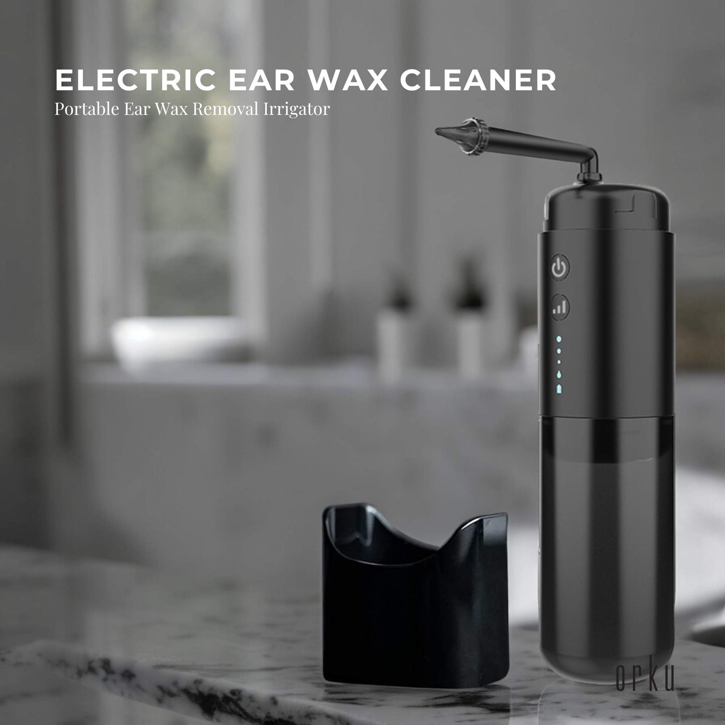 Electric Ear Wax Removal Cleaner - Portable Rechargeable Irrigator