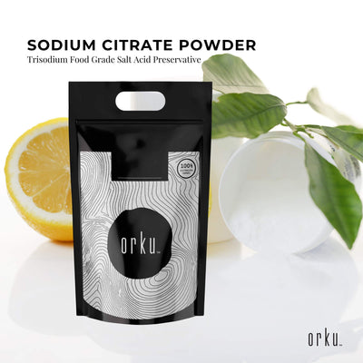 Sodium Citrate Powder - Trisodium Food Grade Salt Acid Preservative Bulk