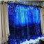 2m Metallic Tinsel Door Curtain Backdrop Foil Kids Party Shiny Black Gold Silver