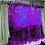 2m Metallic Tinsel Door Curtain Backdrop Foil Kids Party Shiny Black Gold Silver