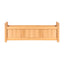 2x Green Fingers Raised Garden Bed 90x30x33cm Wooden Planter Box Raised Container Growing