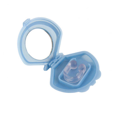 2x Mouthguard Mouthpiece + 2x Nose Clip Anti Snoring Aid Sleep Breathing Device