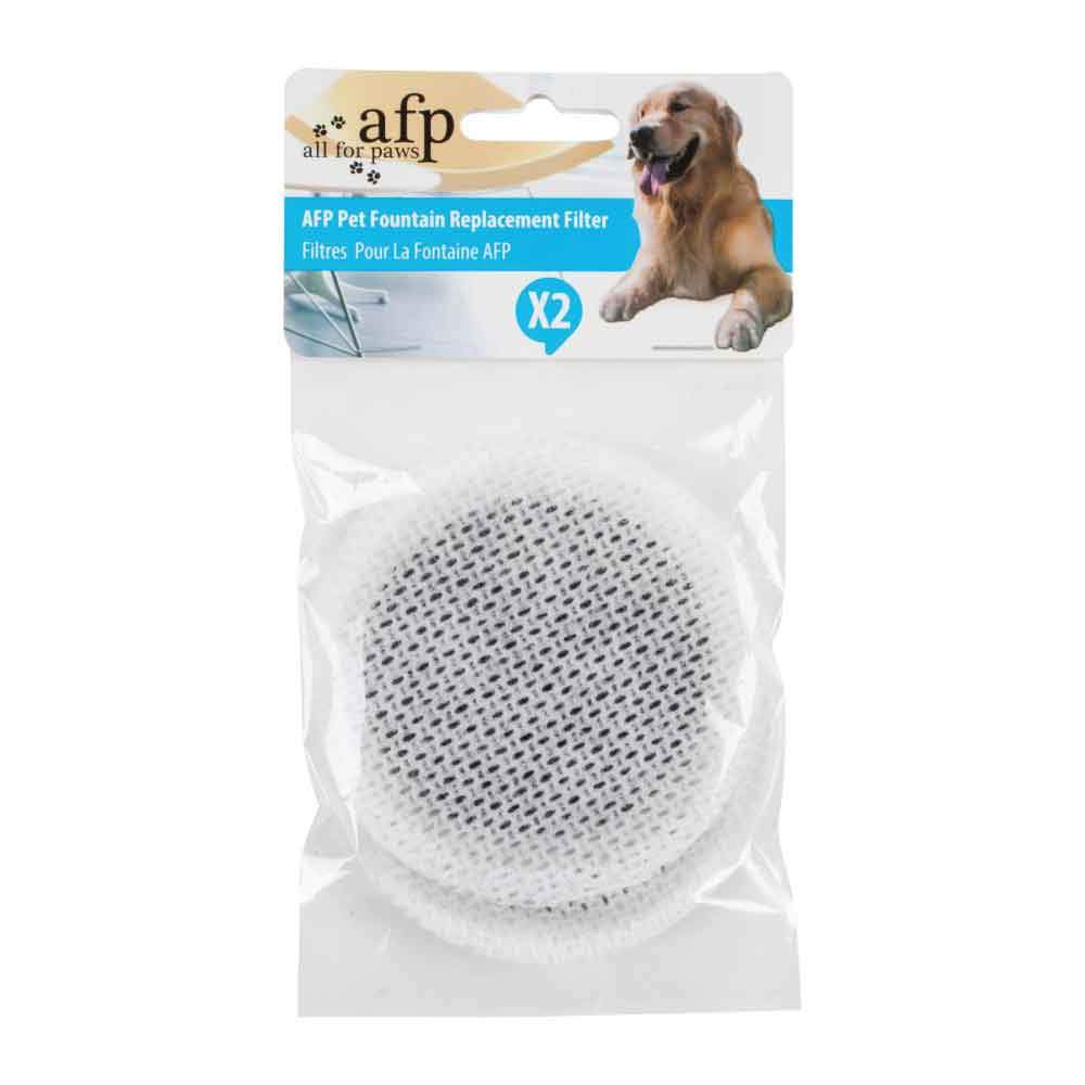 2x Replacement Filters - For Pet Dog Fountain Fresh Water Filter - Pad Packs