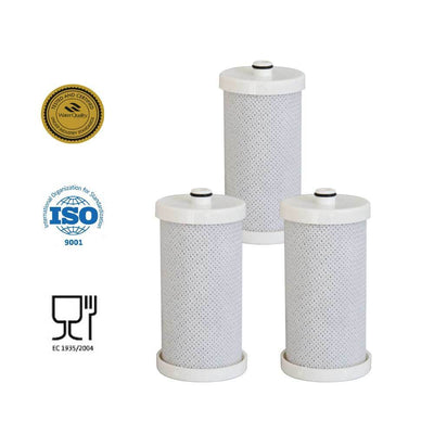 3 Pack Fridge Water Filter Cartridges RWF2300A RFC2300A For Frigidaire WF1CB Kenmore