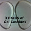3 Pairs X Silicone Gel Cushions Women Wearing High Heel Shoes Feet Party