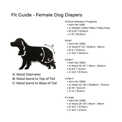 3 Pck Reusable Female Dog Diapers Puppy Nappy Eco Washable Period Incontinence Heat