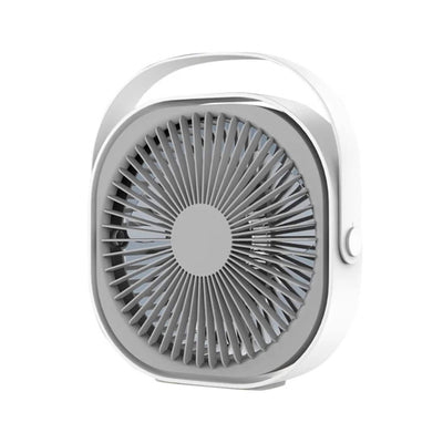 3-Speed USB 20cm Desktop Fan – Quiet Portable Lightweight Rechargeable Cooler