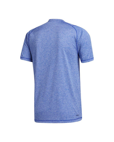 3 x Adidas Mens Blue Freelift Sport Ultimate Sport Tee T-Shirt
