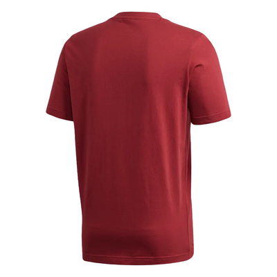 3 x Adidas Mens Legacy Red Brilliant Causal T-Shirt