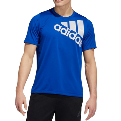 3 x Adidas Mens Royal Blue Tokyo Badge Training Athletic Tee T-Shirt