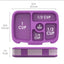 3 x Bentgo Kids Lunch Box Container Storage Purple