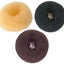 3 x Hair Donut - Donuts Blonde Brown Black Hair Holder