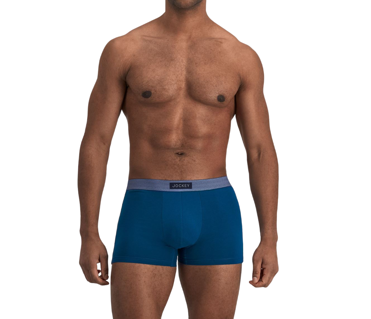 3 x Jockey Mens Comfort Classics Trunks Underwear Undies Blue And Green Multi