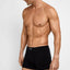3 x Jockey Mens London Trunks Underwear Jocks International Collection - Black