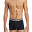3 x Mens Bonds Everyday Trunks Underwear Black Stripe / Charcoal / Black