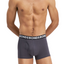 3 x Mens Bonds Everyday Trunks Underwear Black Stripe / Charcoal / Black