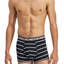 3 x Mens Bonds Everyday Trunks Underwear Black Stripe / Charcoal / Black