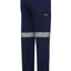 3 x Mens Hard Yakka Basic Drill Cargo Pant Cotton Navy Pants With Tape