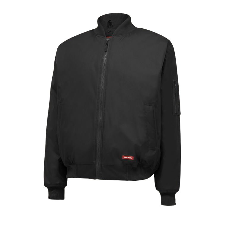 3 x Mens Hard Yakka Bomber Jacket Waterproof Winter Zip Up Black