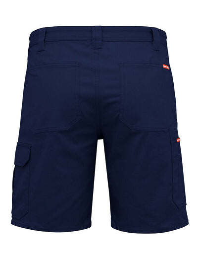 3 x Mens Hard Yakka Core Basic Stretch Drill Cargo Short Navy Y05067