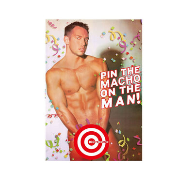 3 x Pin The Macho On The Man Hens Night Bachelorette Party Adult Game
