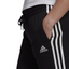 3 x Womens Adidas Essentials French Terry Logo 3-Stripes Black/ White Pants