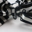 Mens Black & White Vertical Stripes Patterned Bow Tie