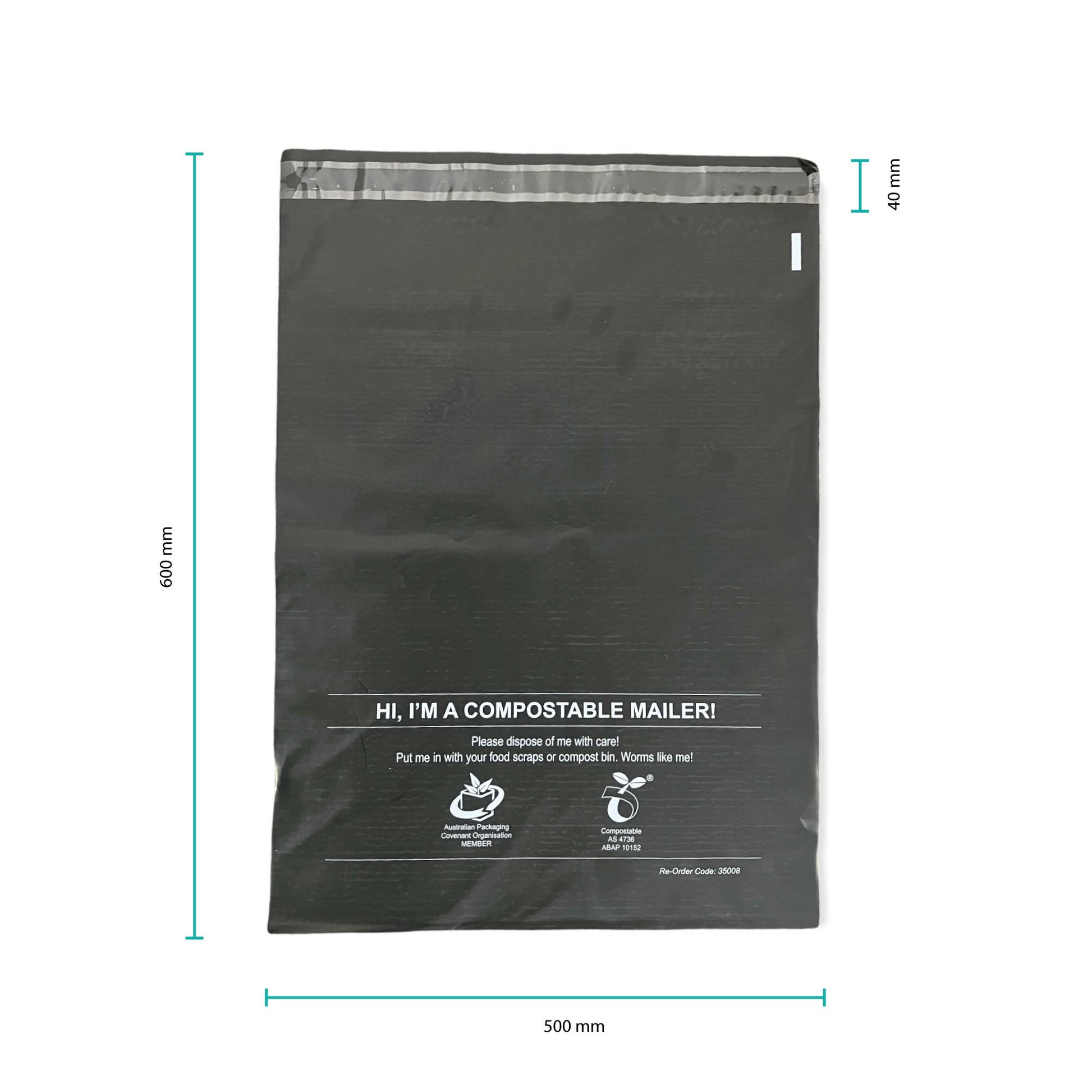 300x Compostable Mailers 360x480mm Biodegradable Eco Poly Shipping Satchel Bags