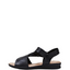 Womens Hush Puppies Nizki Black Sandals Casual Leather Shoes