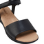 Womens Hush Puppies Nigella Pl Black Sandals Slip On Shoes