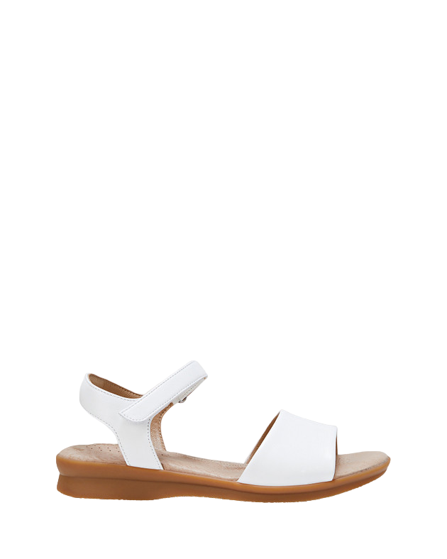 Womens Hush Puppies Nigella Pl White Sandals Slip On Shoes