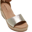 Womens Hush Puppies Abella Champagne Heel Sandal Shoes