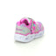 Kids Skechers Heart Lights Untamed Silver/Hot Pink Infant Girls Light Up Trainers