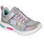 Kids Skechers Glow - Brites Grey/Multi Girls Light Up Trainers