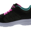 Kids Skechers Glimmer Kicks - Fresh Glow Black Comfy Running Shoes