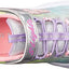 Kids Skechers Twisty Brights - Mystical Bliss Silver/Multi Comfy Running Shoe