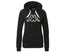 Kappa Womens Logo Zeleril Slim Black/White Hoodie Performance Jumper